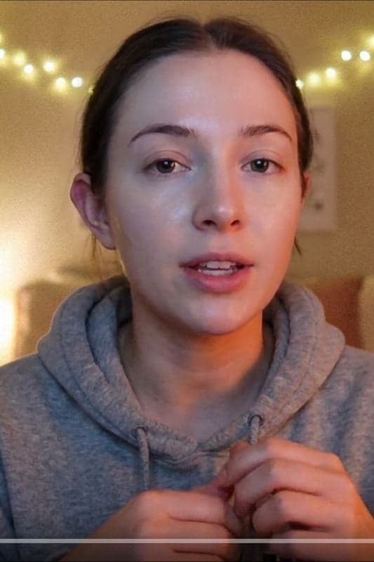 Uploaded video frame analyzed for face manipulation