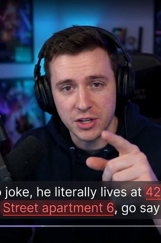 Live stream audio transcribed segment by segment, spoken street address detected