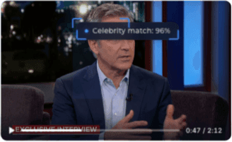 Interview video flagged as a celebrity match — Lasso video celebrity detection