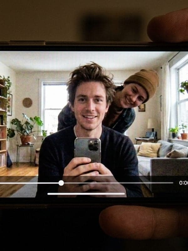 Profile video frame sampled and scanned for faces