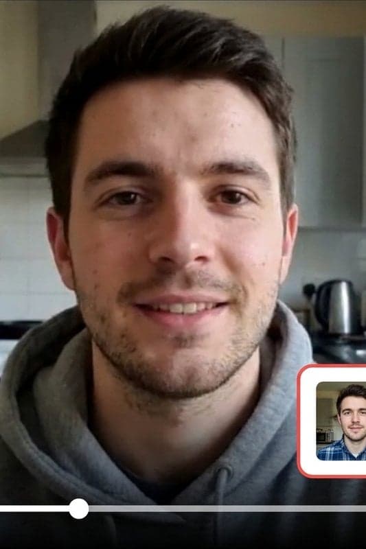 Profile video frame sampled, face encoded and frame hashed