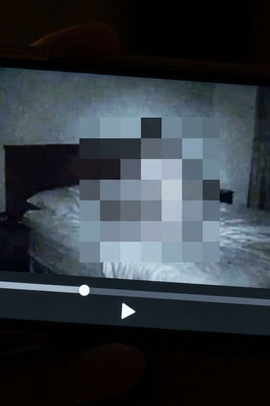 Uploaded video frame sampled and scanned for explicit content